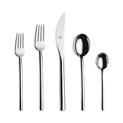 Due Flatware 5-Piece Place Setting