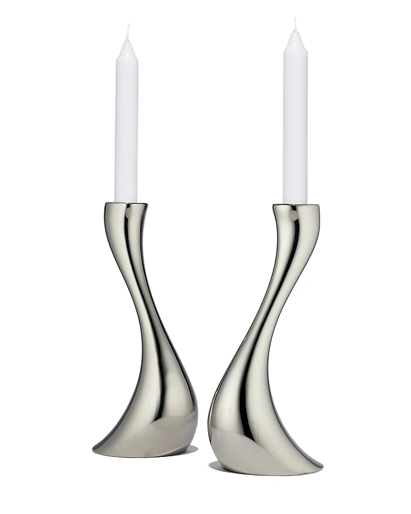 Georg Jensen Cobra Candleholders, Set of 2