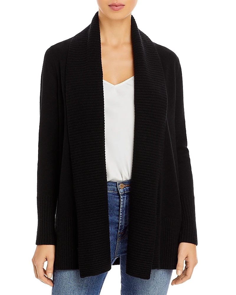 C by Bloomingdale's Shawl-Collar Cashmere Cardigan - Exclusive