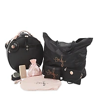 Smart Birdy Wings Black Rose 11 Pc Luggage Set