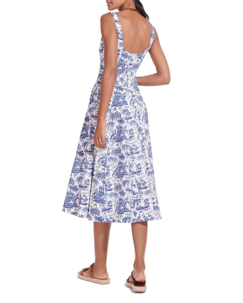 Wells Fit-and-Flare Midi Dress