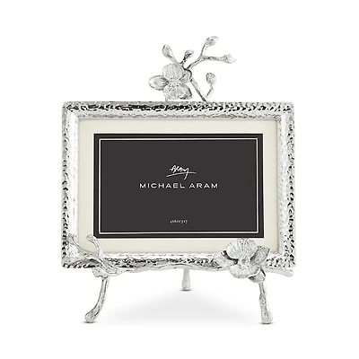Michael Aram White Orchid Easel Frame, for 4 x 6 Photo