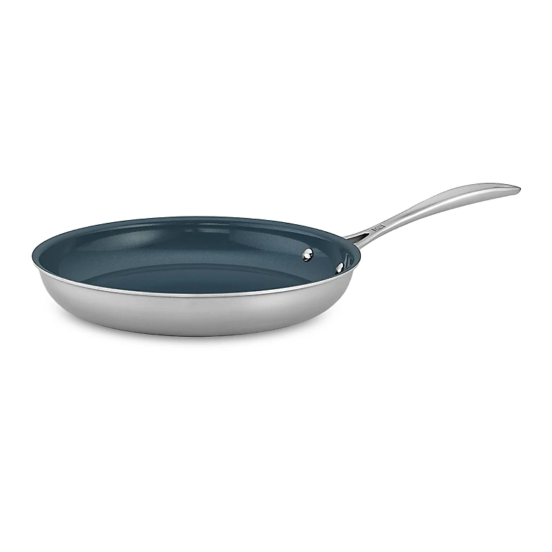 Clad Cfx Stainless Steel Ceramic Nonstick Fry Pan
