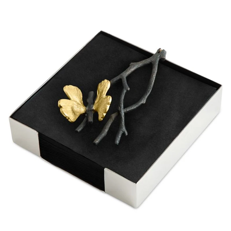 Butterfly Ginkgo Cocktail Napkin Holder