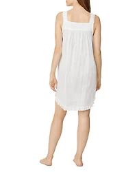 Cotton Ruffle Hem Nightgown