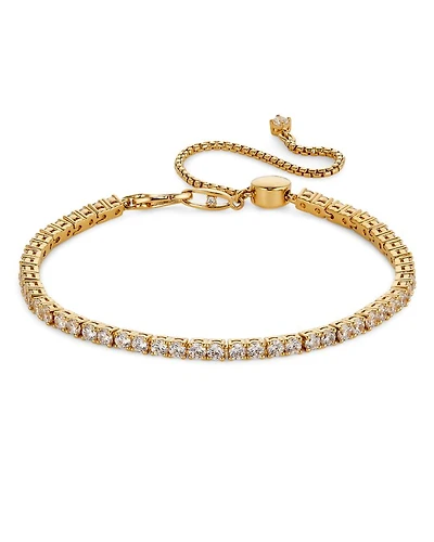 Love All Cubic Zirconia Slider Bracelet