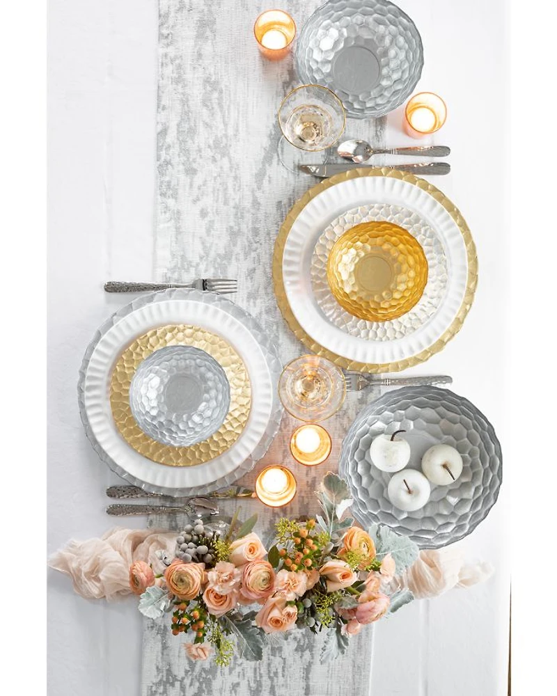 Rufolo Glass Honeycomb Salad Plate