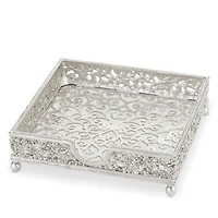 Silver Isadora Cocktail Napkin Holder