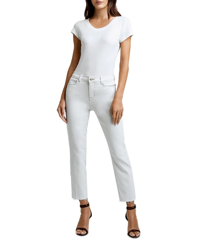 Sada High Rise Crop Slim Jeans Macadamia
