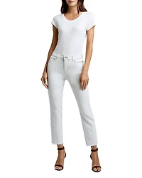 Sada High Rise Crop Slim Jeans Macadamia