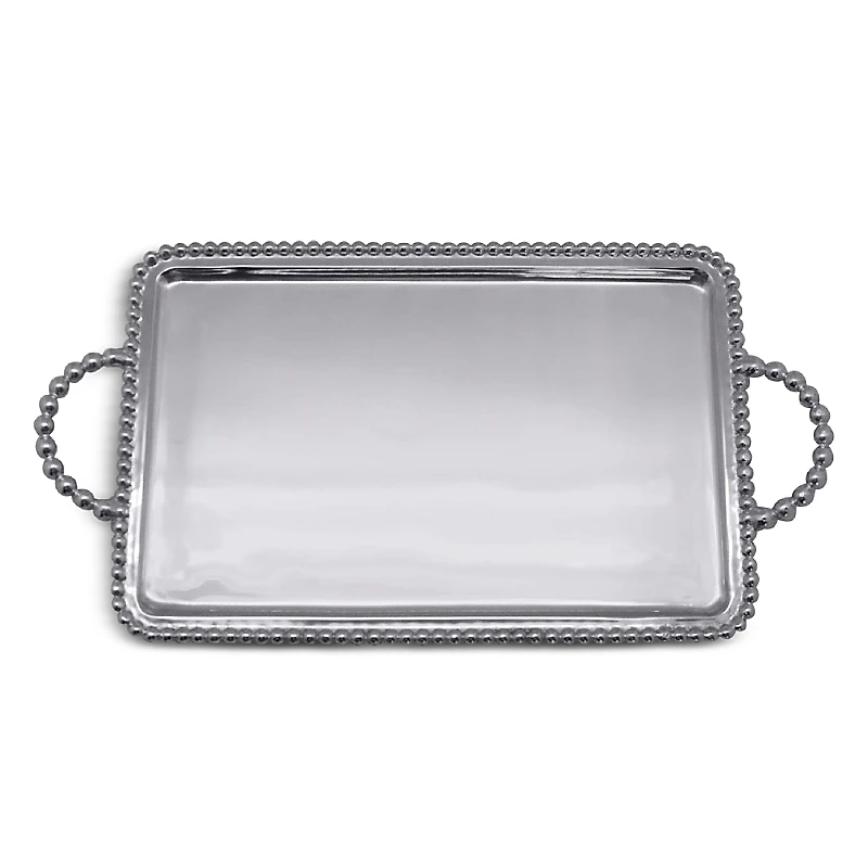 Mariposa Beaded Medium Serving Tray