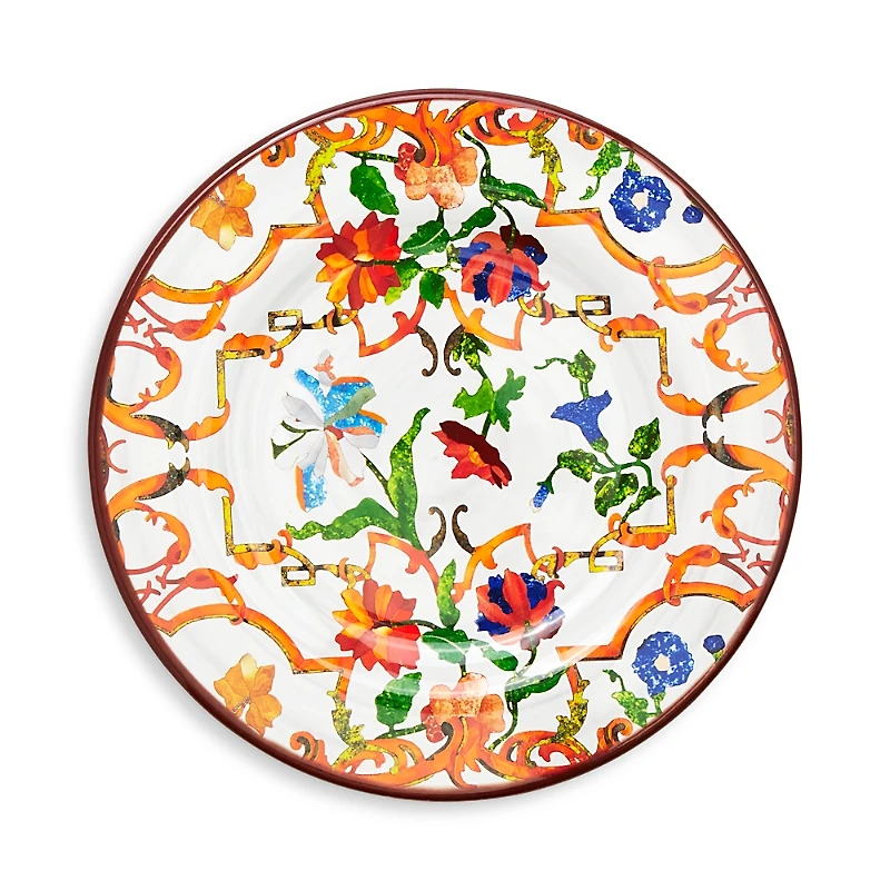 Mario Luca Giusti Acrylic Melamine Pancale Salad/Dessert Plate