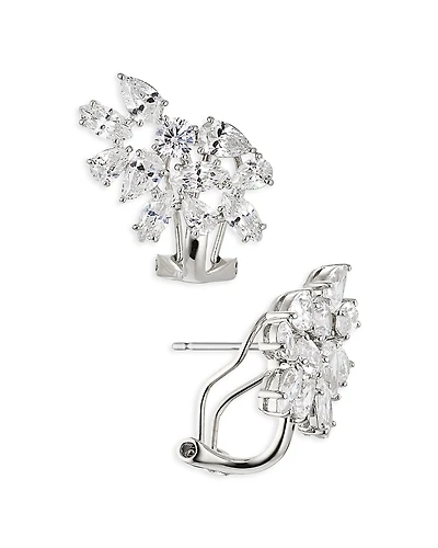 Nadri Rsvp Crystal Cluster Earrings