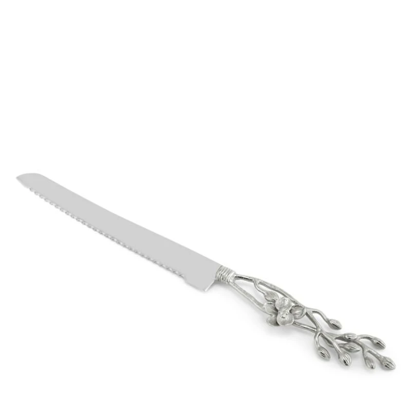 White Orchid Bread Knife
