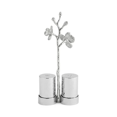 White Orchid Salt & Pepper Set