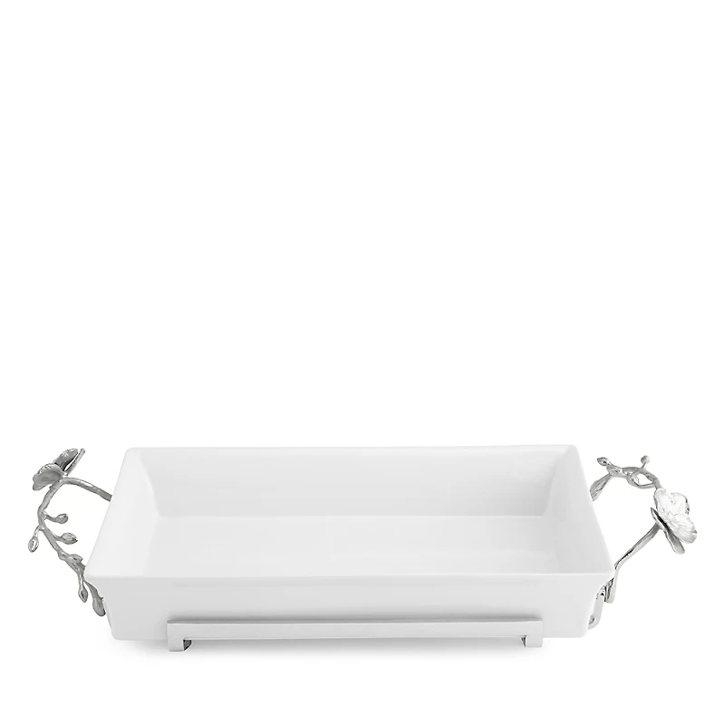 Michael Aram White Orchid 3-Quart Casserole Dish