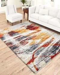 Orian Gemstones Desert Canvas Area Rug, 6'7" x 9'6"