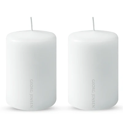 Georg Jensen Paraffin Candle, Set of 2