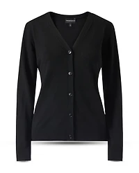 Merino Wool V Neck Cardigan