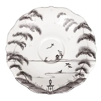 Country Estate Delft Blue Saucer Garden Follies