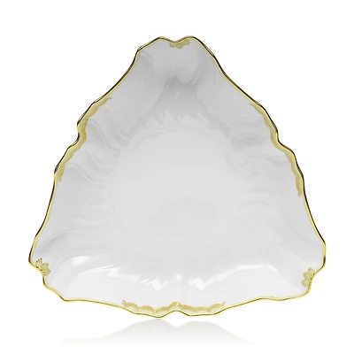 Herend Princess Victoria Green Triangle Dish