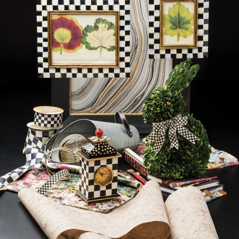 Courtly Check® Desk Clock