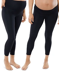 Fold-Down Active Leggings, Set of 2