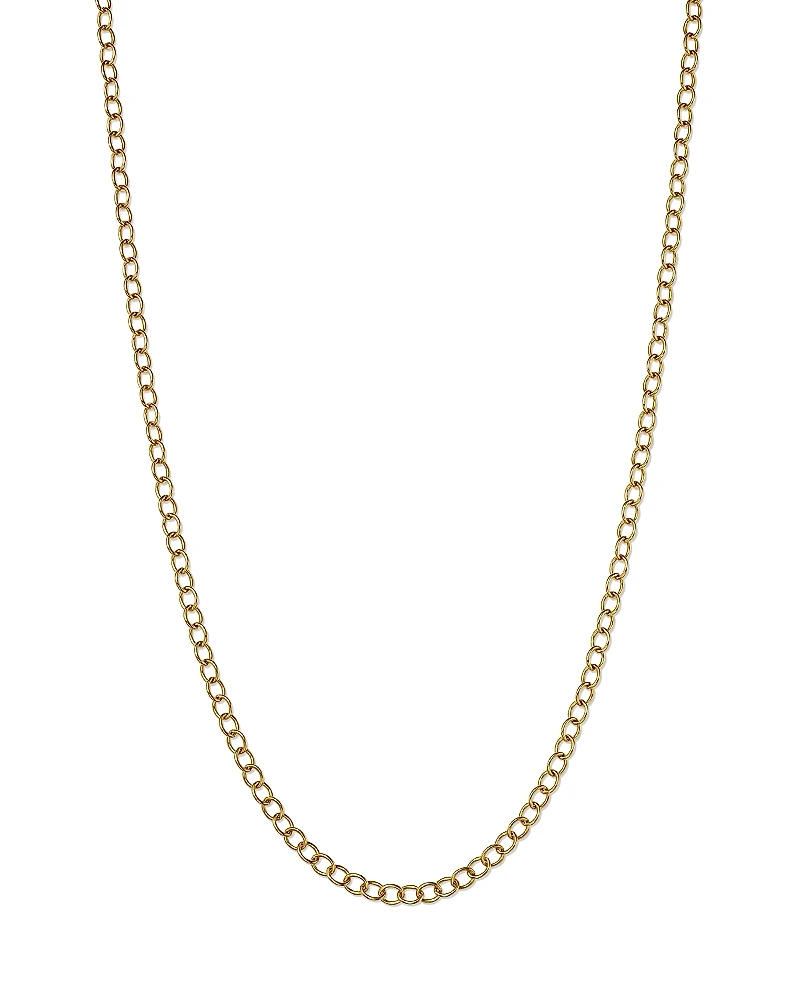 Temple St. Clair 18K Gold Extra Small Oval Chain, 18''