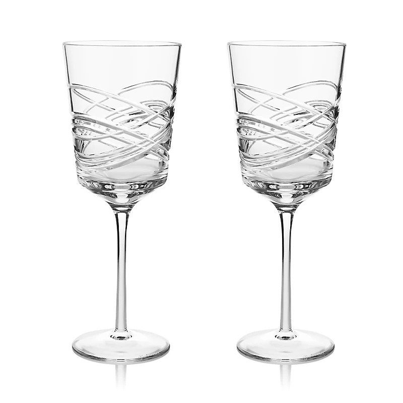 Waterford Aran Mastercraft Red Wine Glasses, Set of 2
