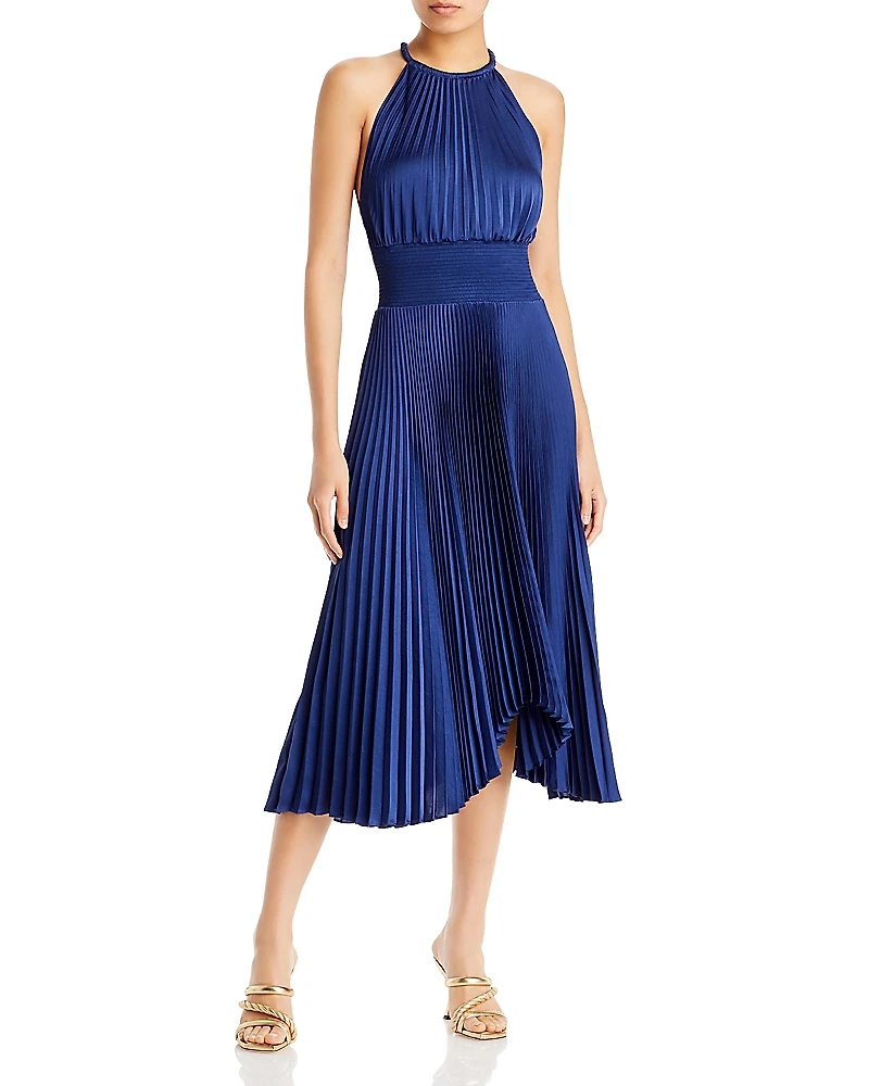 A. l.c. Renzo Ii Pleated Halter Dress