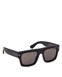 Fausto Geometric Sunglasses, 53mm