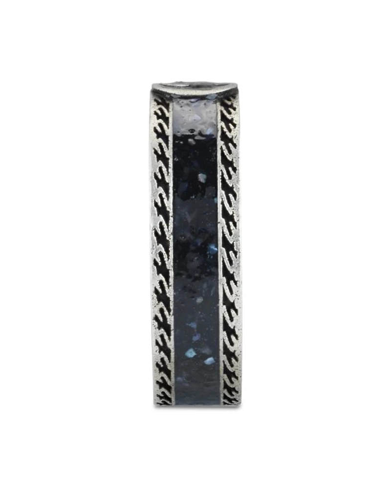 Silver Interlocked G 6mm Band Ring