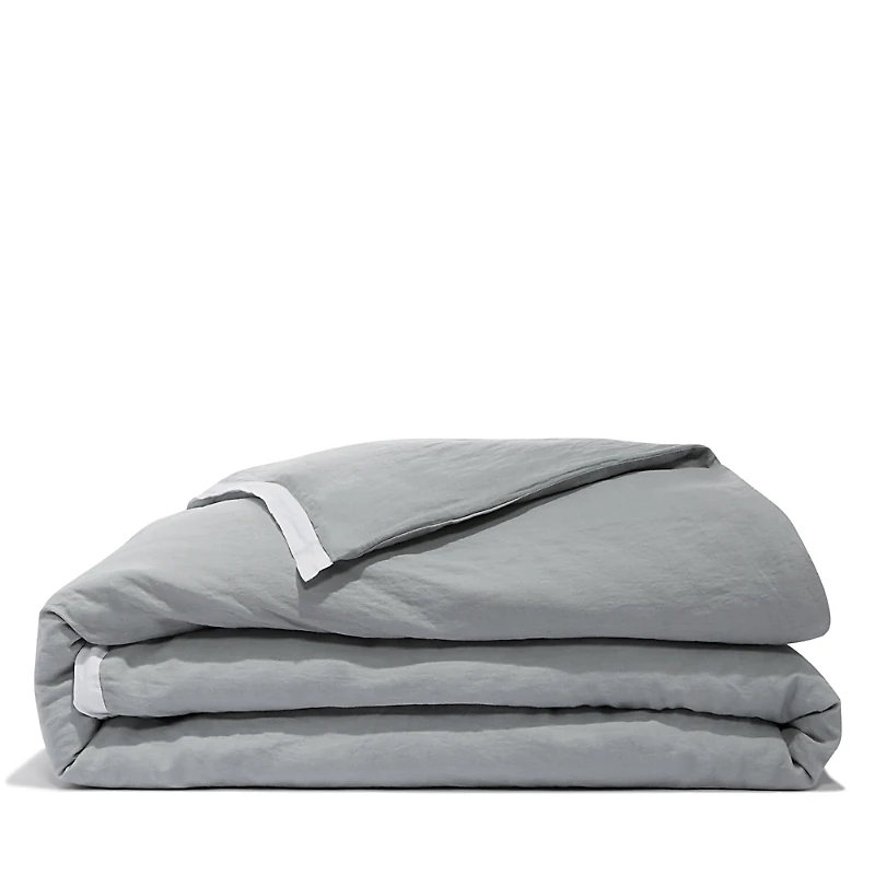 Amalia Home Collection Stonewashed Linen Queen Duvet Cover