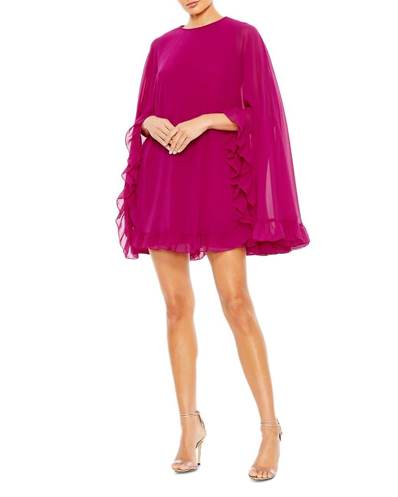 Ruffle Trim Dress