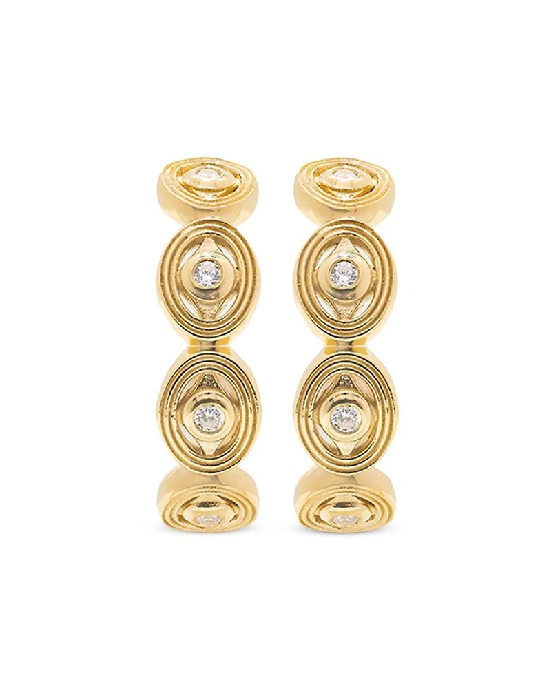 La Jardiniére Monique Hoop Earrings
