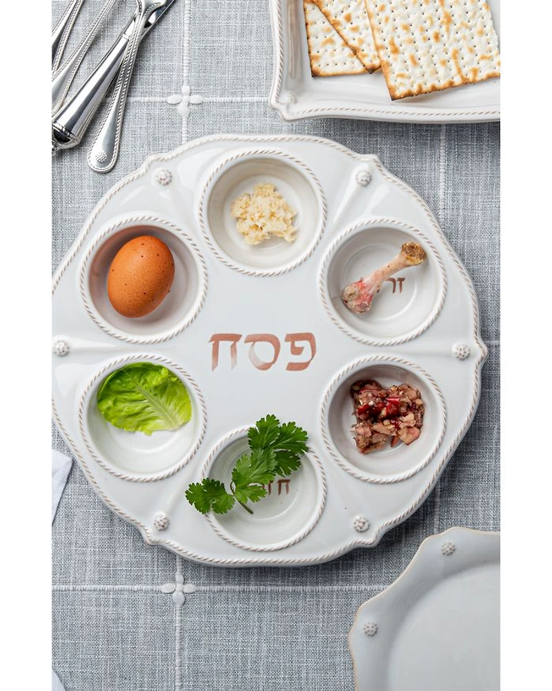 Berry and Thread Seder Plate
