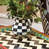 Courtly Check Enamel Pitcher