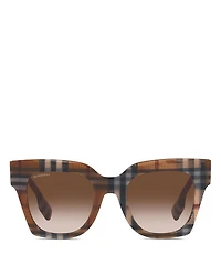 Check Square Sunglasses, 47mm