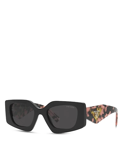 Prada Symbole Rectangular Sunglasses