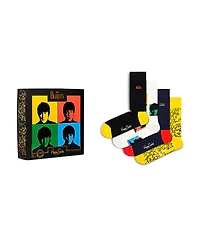 Happy Socks The Beatles Crew Socks Gift Set, Pack of 4