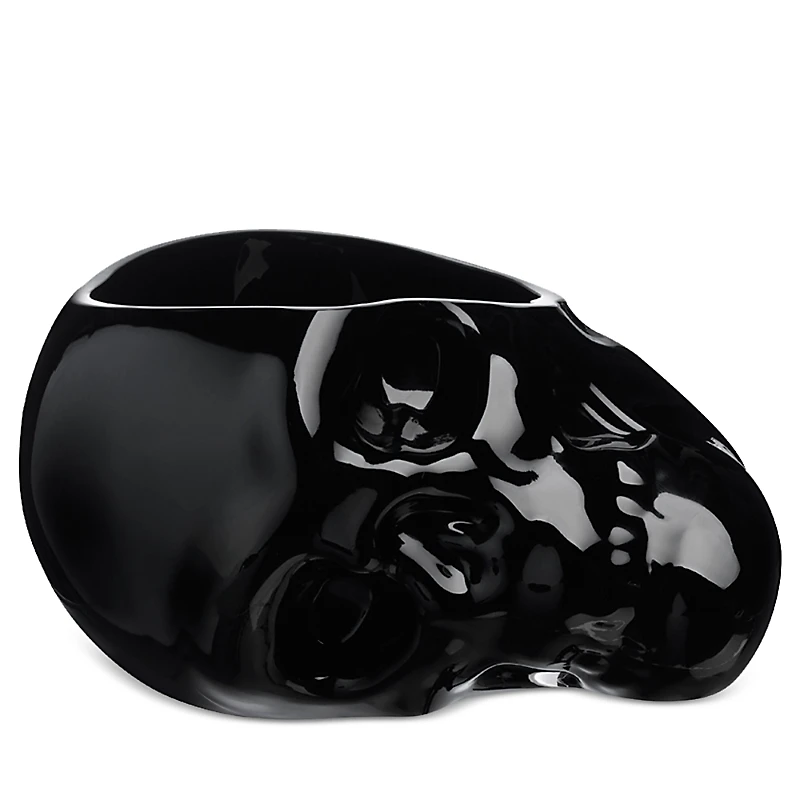 Nude Glass Memento Mori Skull Bowl