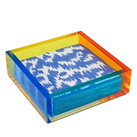 Tizo Lucite Multicolor Cocktail Napkin Tray