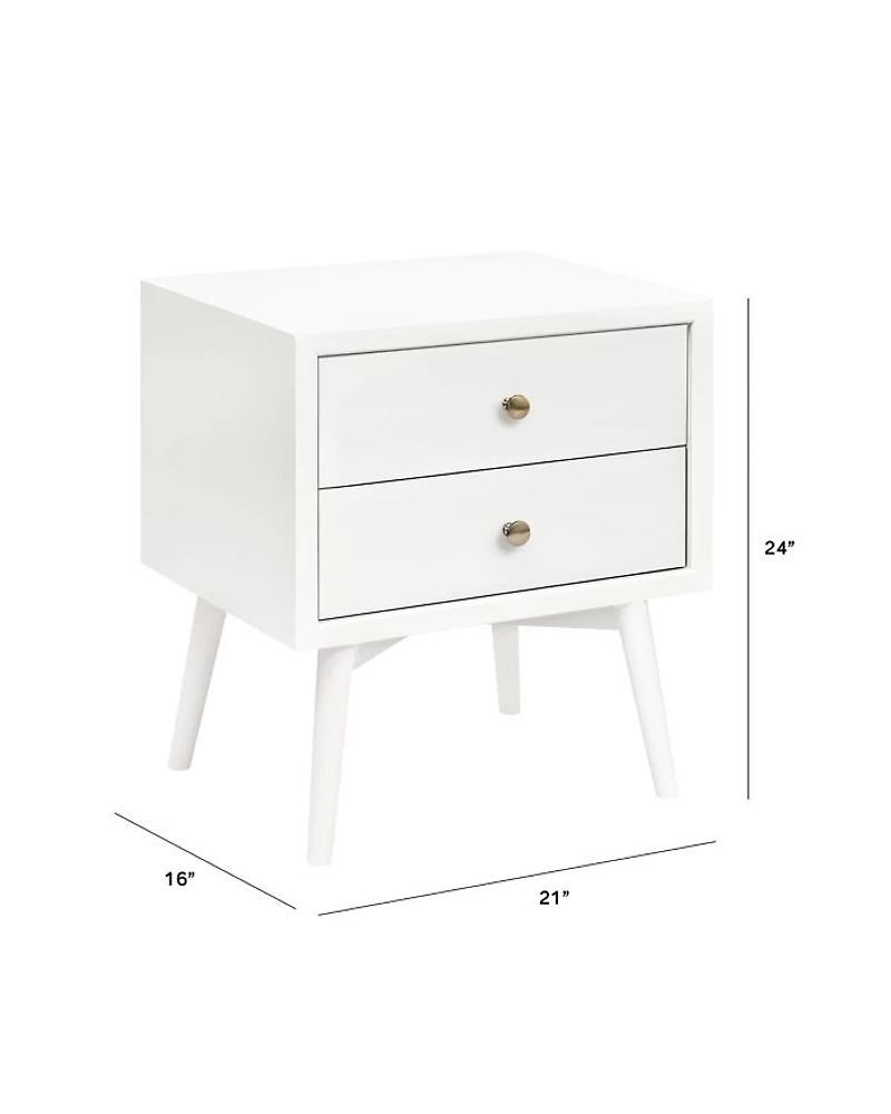 Palma Assembled Nightstand with USB Port