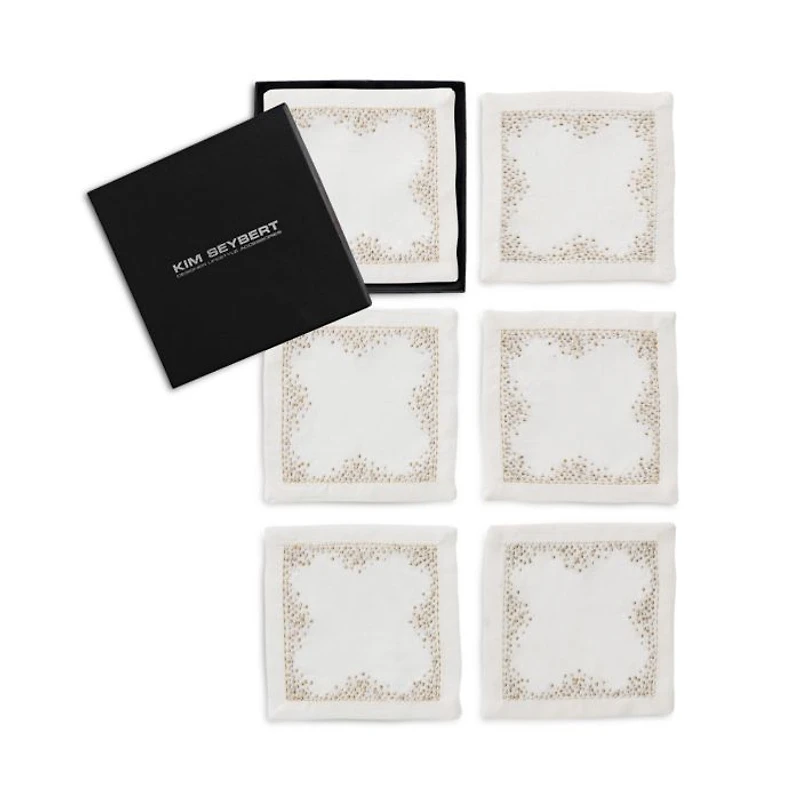 Pin Dot Cocktail Napkins, Set of 6