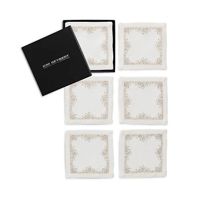 Pin Dot Cocktail Napkins, Set of 6