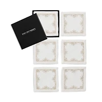 Kim Seybert Pin Dot Cocktail Napkins, Set of 6