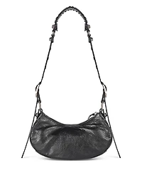 Le Cagole Xs Shoulder Bag Metallized with Leopard Print