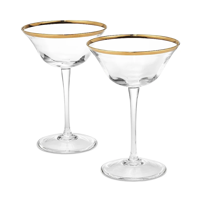 Aerin Sophia Coupe Glasses, Set of 2