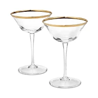 Aerin Sophia Coupe Glasses, Set of 2