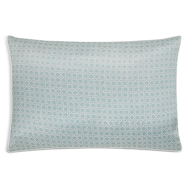 Gingerlily Silk Rattan Piped Pillowcase
